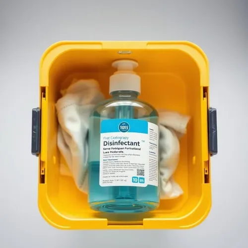 Desinfektionsmittel aus der Pflegebox