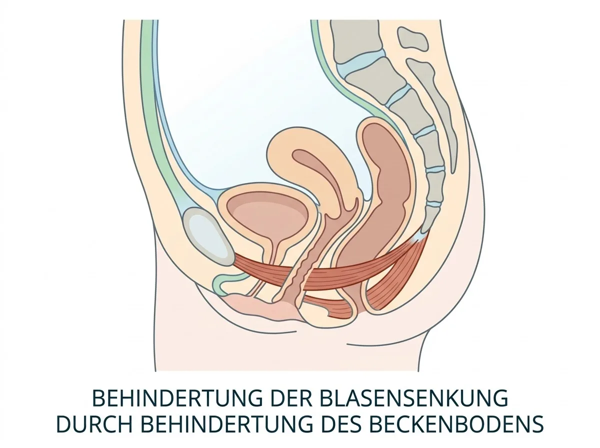 Blasensenkung – was ist das?