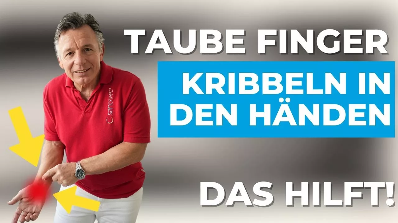 Taube Finger und Kribbeln in den Händen – So hilfst du dir!